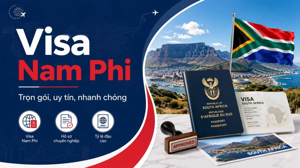 Dịch vụ làm visa Nam Phi tỷ lệ đậu 98% tại Top Ten Visa