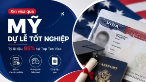 Xin visa qua Mỹ dự lễ tốt nghiệp tỷ lệ đậu 95% tại Top Ten Visa
