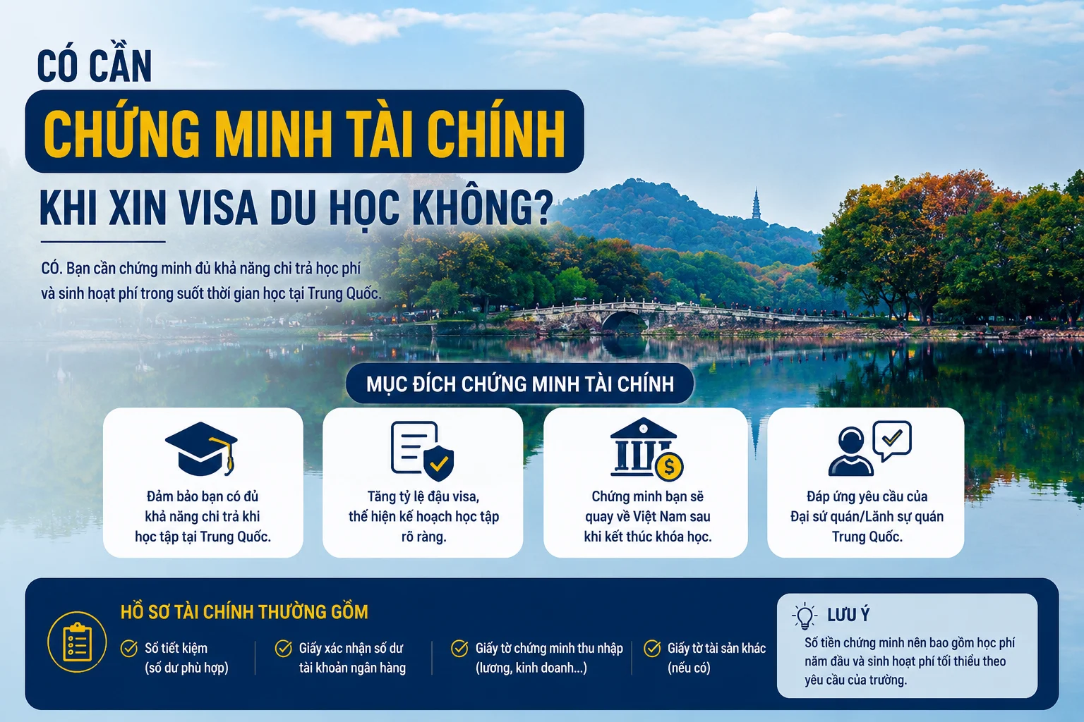 Có cần chứng minh tài chính khi xin Visa du học không?