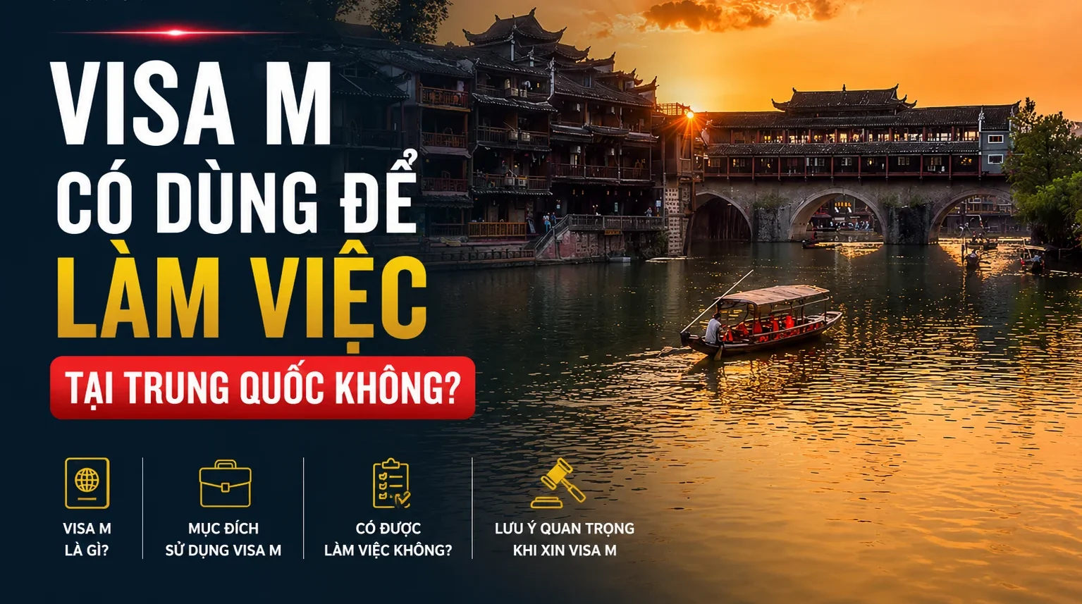 Visa M có dùng để làm việc tại Trung Quốc không?