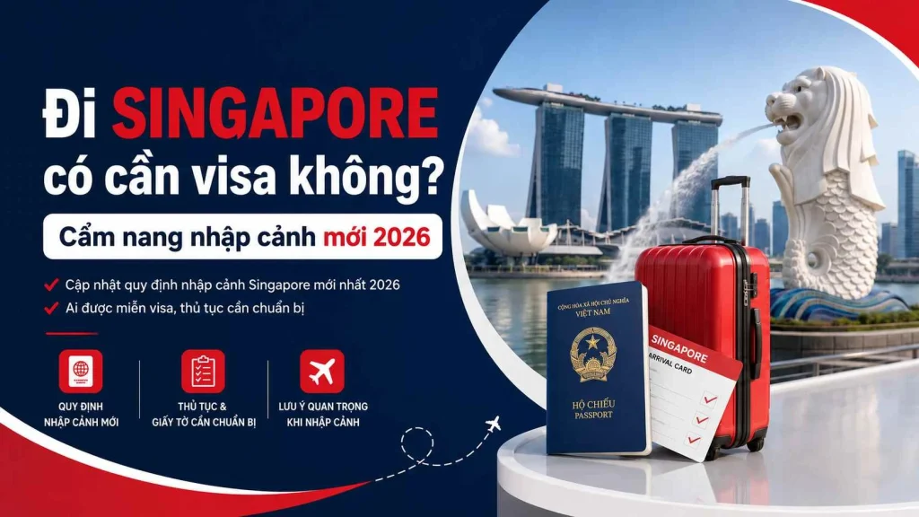 Đi Singapore có cần visa không? Cẩm nang nhập cảnh mới 2026