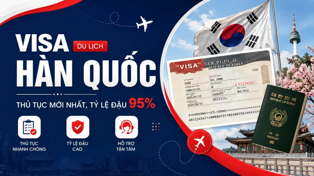 Visa Du Lịch Hàn Quốc: Thủ Tục Mới Nhất & Tỷ Lệ Đậu 95%