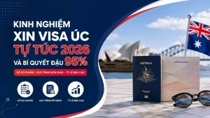 Kinh nghiệm xin visa Úc tự túc 2026 và bí quyết đậu 95%